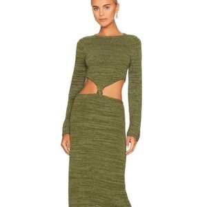 Line and Dot Victoria Dress